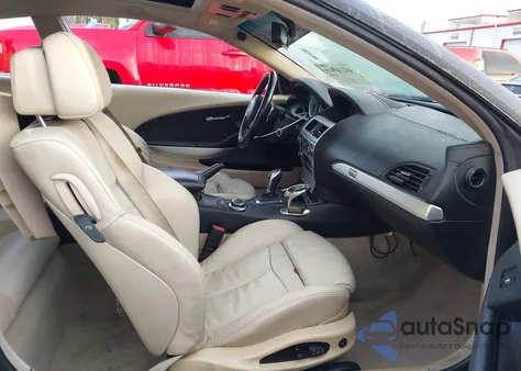 2008 BMW 650I z USA, uszkodzony, nr VIN WBAEA53538CV91469